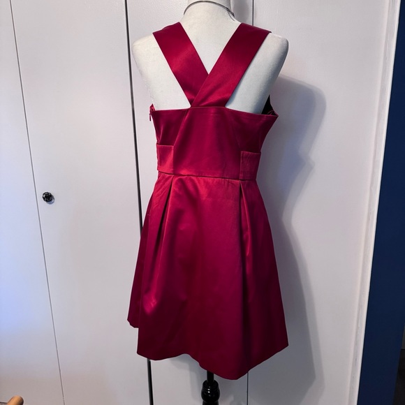 Red Satin Dress - Picture 6 of 8